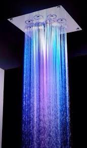 Light Up Shower Italian Bathroom Design Shower Heads Spa Shower