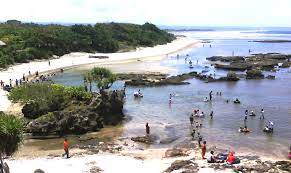Pantai manalusu merupakan salah satu pantai di garut yang memiliki panorama alam yang sangat eksotis. Pantai Garut Selatan Pantai Manalusu Mekarmukti Garut Selatan Wisata Pantai Parawisata Pantai Penataan Disparbud Garut