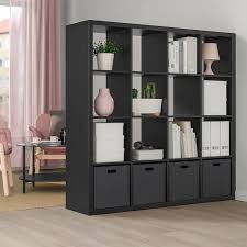Tjena Storage Box With Lid Black Ikea Storage Boxes With Lids Kallax Shelving Unit Shelving Unit