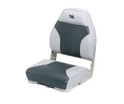 Fishing Boat Seat Foldable High Back Foam Padding Comfortable Weather Resistant Folding Boat Boat Seat Covers Fishing Boat Seats