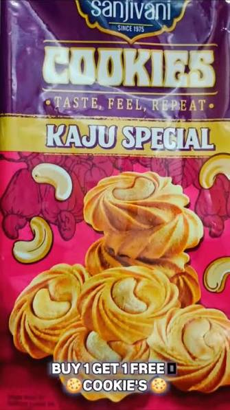 SANJIVANI COOKIES KAJU SPECIAL 250G.