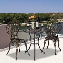 Shop the cast iron patio and garden furniture collection on chairish, home of the best vintage and used furniture, decor and art. Cast Iron Patio Furniture Sets Wayfair