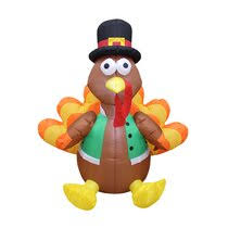 These inflatable turkey decorations are perfect for celebrating thanksgiving in style. Inflatable Thanksgiving Outdoor Holiday Decorations You Ll Love In 2021 Wayfair