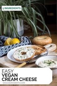 We've actually made a single serving cheesecake using greek yogurt instead of cream cheese! Easy Vegan Cream Cheese Veggie Desserts