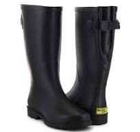 WESTERN CHIEF Women's Wide-Calf Tall 11.5" Waterproof Rubber Rain Boot -  Black Size 9 2100385B