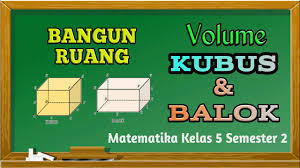 Maka untuk itu untuk memecahkan masalah soal volume bangun ruang kelas 6 bisa anda melihat disini dibawah ini untuk bisa langsung dipelari 1. Rumus Volume Bangun Ruang Matematika Kelas 6 Semester 2 Kurikulum 2013 Youtube