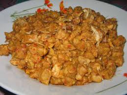 Campur ebi yang telah ditumbuk halus dengan ayam cincang, aduk rata. Sambal Tempe Dan Ayam Resepmasax
