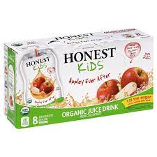 Juice drink · usda organic · from concentrate · variety pack: Honest Kids Appley Ever After 6 75 Oz Pouches Shop Juice At H E B