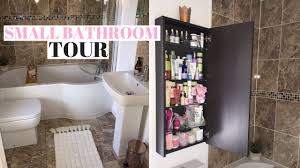 Hang a chandelier for a bit of sophistication in an unexpected spot—like over the tub. Small Bathroom Tour Uk Small Bathroom Decorating Ideas Home Tour Ep 4 Youtube