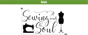 Wandtattoos lassen sich auch auf raufaser verkleben. Nahecke Sewing Schneidern Wandaufkleber Hobby Wandtattoo Nahen Heilt Die Seele Home Garden Decor Decals Stickers Vinyl Art