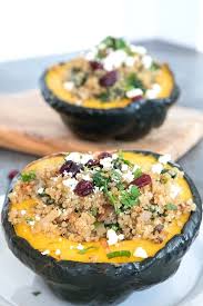 Quinoa Stuffed Acorn Squash Recipe Acorn Squash Recipes Acorn Squash Entree Recipes