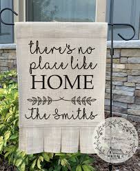 Personalized Garden Flag Personalized Burlap Garden Flag Etsy Personalized Garden Flag Burlap Garden Flags Garden Flags