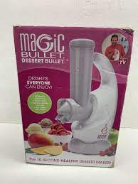 This magic bullet dessert maker features a unique grinding spindle that is powered by a strong 350w motor, which quickly blends the ingredients into a rich and tasty frozen specialty. Magic Bullet Dessert Bullet Blender Dinnerware Pasta Bowls