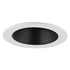 4 inch recessed lighting is one of the more popular sizes because it offers the following benefits to users: Black Stepped Baffle Trim For 4 Inch Recessed Cans T403b Wh Destination Lighting