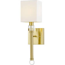 Af Lighting Sheridan Gold Wall Sconce 9138 1w The Home Depot Gold Wall Sconce Sconces Gold Walls