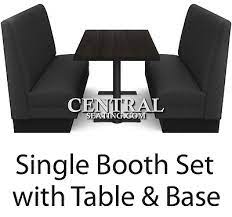 Maybe you would like to learn more about one of these? Restaurant Booths Seating And Table For Sale Set W 2 Booths 1 Table 2bases New Ebay