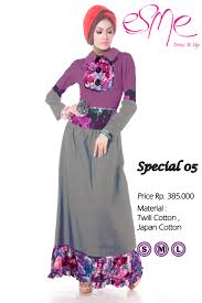 Dengan mutu yg tinggi namun harga murah dapat menarik konsumen utk memperoleh product tsb. Gamis Katun Jepang Sofia Indeday F
