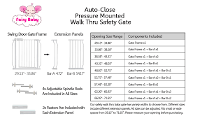 Amazon Com Fairy Baby Extra Wide Baby Gates 57 5 62 Inch Auto Close Child Safety Gates For Stairs Banister Doorways Hallway Stairway Indoor Safety Child Gates For Kids Or Pets Baby