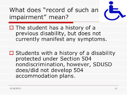 Section 504 And Adaaa Section 504 Of The Rehabilitation Act Of Ppt Video Online Download