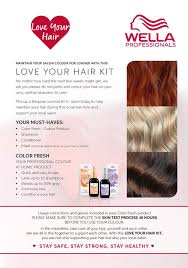 I also wanted to make a correction that i used 0.5 oz of each toner and 1oz of developer to make a total of 1.5oz. Wella S Lockdown Love Your Hair Kit Thefha Org Uk