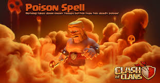 Canon cart and goblin spammer. Clash Of Clans The Dark Spell Factory Is Here Poison Spell Make A Toxic Cloud That Slows And Drains The Health Of Defending Troops See It In Action Http Supr Cl Poison Facebook