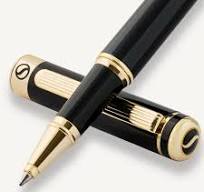 Scriveiner Classic Black Lacquer Rollerball Pen