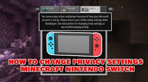 We don't stop playing because we grow old; How To Change Privacy Settings For Minecraft Nintendo Switch Edition Youtube