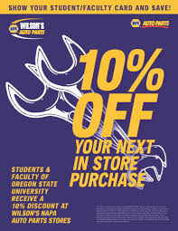 Maybe you would like to learn more about one of these? Wilsons Napa Auto Parts