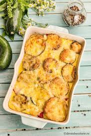Dovlecei Gratinati Cu Rosii Si Branza De Capra Diva In Bucatarie Healty Food Food Recipes