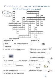 Extracurricular activities are fun things teens do outside of school. Freizeit Und Hobbys Kreuzwortratsel Und Suchsel Hobbies For Teenagers Hobbies For Kids Hobbies That Make Money