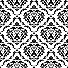 Elegant monochrome branches with narrow thin leaves. Black And White Damask Floral Seamless Pattern With Elegant Flower Royalty Free Cliparts Vectors And Stock Illustration Image 43735281