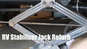 They prevent the horizontal and vertical motion of your rv. Cleaning Your Scissor Style Rv Stabilizer Jacks Youtube