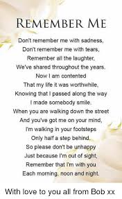 Remember Me With Laughter Google Search Making Memories Quotes Funeral Quotes Memories Quotes
