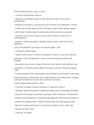 Download lagu keburukan lgbt titas (12.32mb) dan streaming kumpulan lagu keburukan lgbt titas (12.32mb) mp3 terbaru di metrolagu dan nikmati, video usahakan kalian download sebagai review saja, belilah cd original atau kalian beli secara online seperti di itunes untuk mendukung semua artis. Faktor Berlakunya Gejala Lgbt