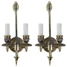 Check spelling or type a new query. Antique Federal Style Double Arm Brass Wall Sconce A Pair For Sale At 1stdibs