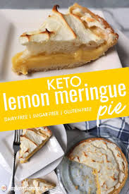 Keto Lemon Meringue Pie Recipe In 2020 Lemon Meringue Pie Keto Dessert Recipes Meringue Pie