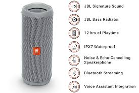 Jbl Flip 4 Waterproof Portable Bluetooth Speaker Gray Waterproof Flip Jbl Por Bluetooth Speaker Bluetooth Speakers Portable Wireless Speakers Portable