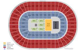 Joe Louis Arena Seat Map Map 2018