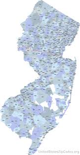 Some zip code labels will overlap. New Jersey Zip Code Map Nppa