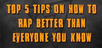 Record yourself as you go even when you're just practicing, so you. Top 5 Tips On How To Rap Better Than Everyone You Know Smart Rapper