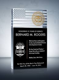Law Enforcement Retirement Plaque Retirement Plaques Police Retirement Gifts Police Retirement Party