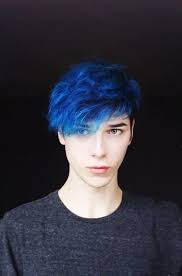 52 Ideas Hair Dyed Ideas Men Men Hair Color Mens Blue Hair Boys Blue Hair