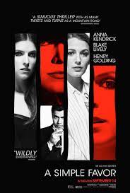 Return To The Main Poster Page For A Simple Favor 15 Of 16 Carteles De Peliculas Carteles De Cine Escenas Peliculas