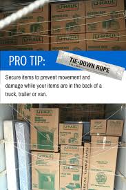 Tie Down Rope Moving Tips Moving Hacks Packing Moving Trailers