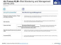 Air France Klm Risk Monitoring And Management 2018