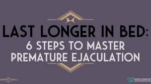 Being able to continue sexual activities for longer periods may for many, certain techniques may make it easier to last longer in bed. Last Longer In Bed 6 Steps To Master Premature Ejaculation