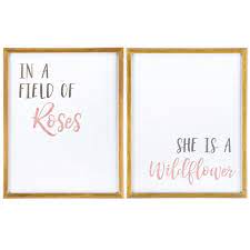 Repeat cutting the stems with all your flowers. She Is A Wildflower Wood Wall Decor Set Hobby Lobby 1470780