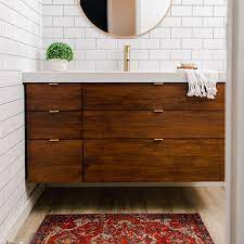 Bath this 36' ' wall mounted vanity keeps sight lines clear thanks to its floating design, lending your bathroom an airy, streamlined look. Floating Vanity Pdf Plans Perfect Fit To Ikea Odensvik Sink House Becoming Home