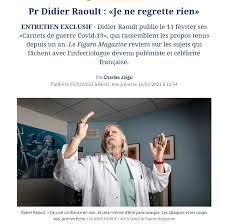 Raoult — ist der nachname von: Didier Raoult Fraud Je Ne Regrette Rien For Better Science