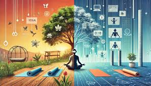 calm yoga reflection